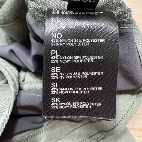 Kuhl Pants Women 16 Green Nylon Stretch Mid Rise Capri Rushed Leg Outdoor Hiking - Picture 15 of 16